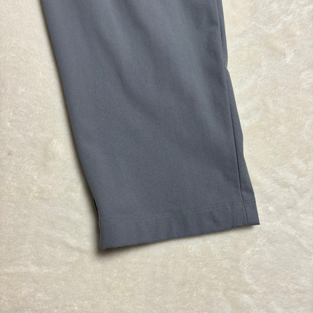 Lululemon Mens ABC Slim-Fit Trousers Warpstreme Size 36 Gray Chino Golf M5AO4S - Picture 2 of 11